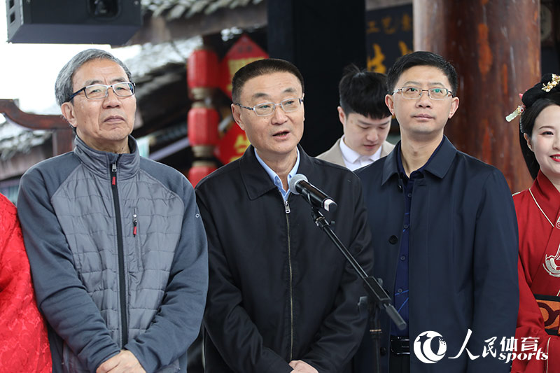 人民日报高级记者、人民体育首席顾问陈昭在活动前致辞